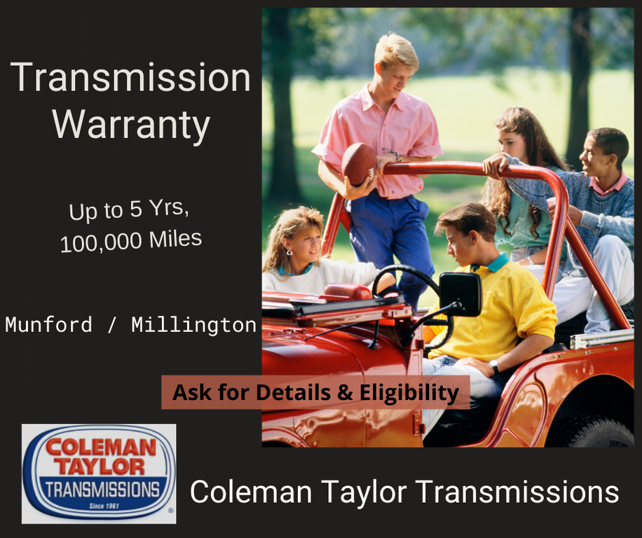 Coleman Taylor Transmissions Munford TN 38058 9018377735